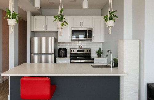 East New York Condo | Luxury 2-Story Penthouse in Brooklyn with Balcony and Private Deck