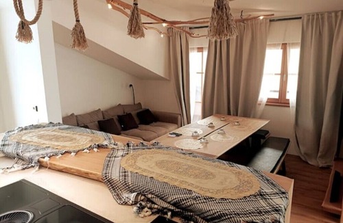 Taisten Apartment | Luxury Larch Loft, perfect for groups/family of up to 6 people