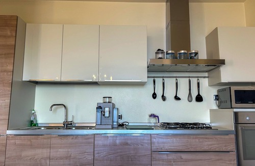 Olgiasca Apartment | Mimosa II Panoramic Balcony Holiday Apartment with Pool