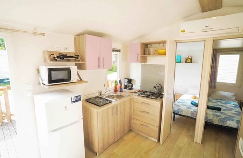 Caorle House | Mobilehome with air conditioning, terrace and pool