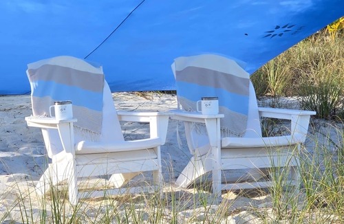 Great Exuma Villa | NEW 2 bdrm Sunset Villa on 1+ acre tropical garden directly on Hoopers Beach