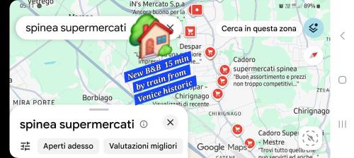 Spinea Bed & Breakfast | New BB 15 min by train from Venice historic
