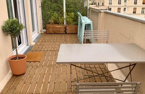 Quartier de la Goutte-d'Or Apartment | Nice flat near Sacré Coeur with TERRACE
