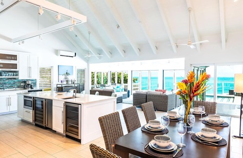 Ocean Point Villa | Oceanfront Villa - Private Dock for Snorkeling, 3 mins to Private Beach