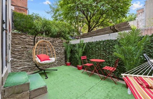 Upper Manhattan Apartment | Private Garden Getaway: Cozy & Chic , Near Subway
