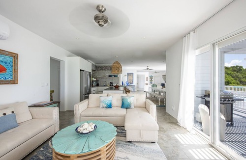 Governor's Harbour House | Private Villa Suspended Above Pink-Sand Caribbean Beach, Htd Pool and Hot Tub