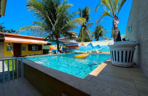 Unamar House | Recantos Pinheiros - Casa inteira, até 15 hóspedes - Piscina privativa, sinuca, ar condicionado e TVs nos 4 quartos - Condomínio Orla 500, lado praia - Unamar, Cabo Frio-RJ