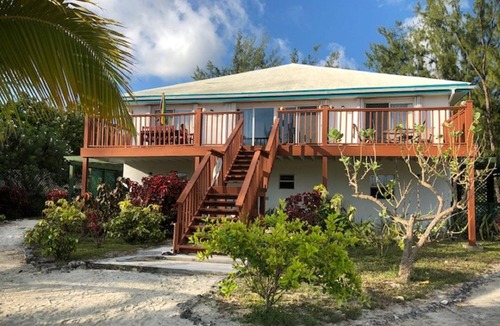Great Exuma Apartment | Right on HOOPERS BAY BEACHFRONT our COMFORTABLE QUEEN BED STUDIO for 2