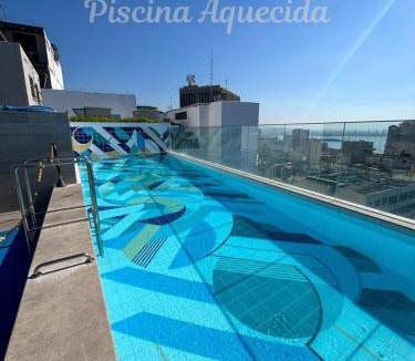 Centro Apartment | Rooftop com piscina, conforto a 15 min de Copacabana, ao lado do Museu do Amanhã