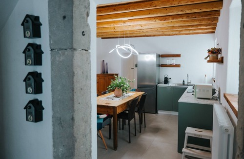 Cison di Valmarino Apartment | Room 'With Castle View' with Wi-Fi and Air Conditioning
