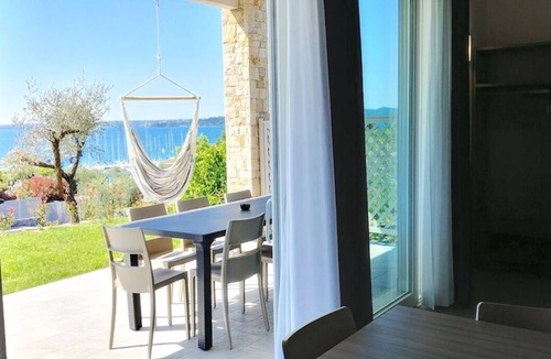 Moniga del Garda Apartment | Rosa Dei Venti: 3 bedroom Deluxe, lake view, 2 pools, central location, 8 people