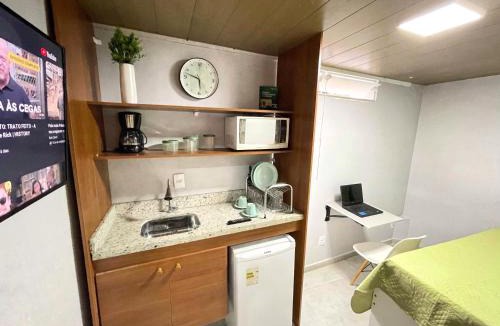 Macae House | STUDIO aconchego, com Ar, Wifi, Smartv e Cozinha