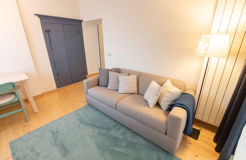 Trarego Viggiona House | Suite with kitchen and view of Lake Maggiore