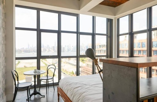 Williamsburg Hotel | Sunlit Loft Stay l Wythe Hotel l North 8th Loft with Views