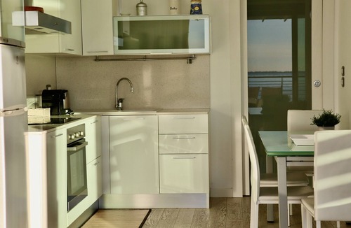 Portopiccolo Apartment | Terrazza vista castello-Portopiccolo Apartments