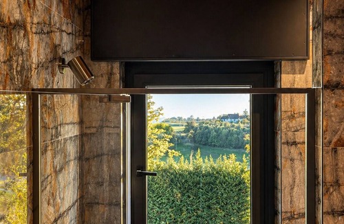 Roreto Apartment | Villa Irene Langhe - Red Suite, First Floor - View of the Monforte and Novello Vineyards