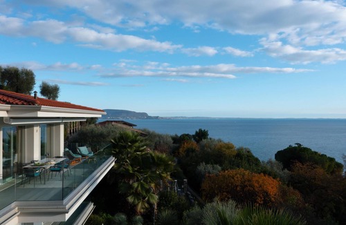 Gardone Riviera Villa | Villa Panorama with Breathtaking Lake View, Heated Pool and 4WD Car
