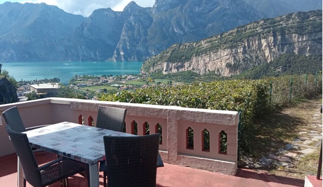 6 - Double with large balcony overlooking Lake Torbole