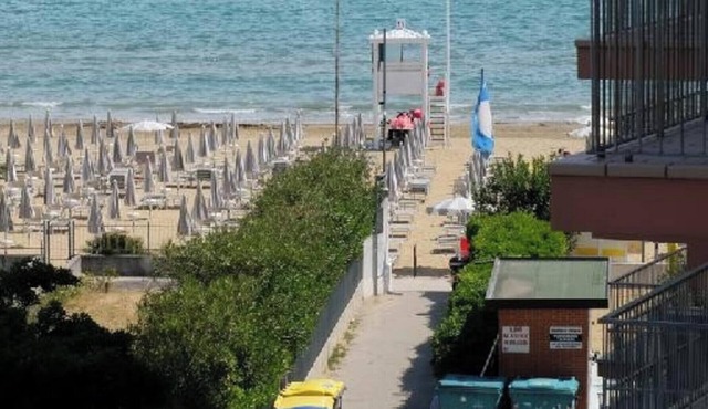 Apartment 'Shopping Center D08' with Sea View, Private Terrace and Air Conditioning