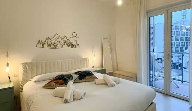 Apartment with Balcony, Wi-Fi and Air Conditioning