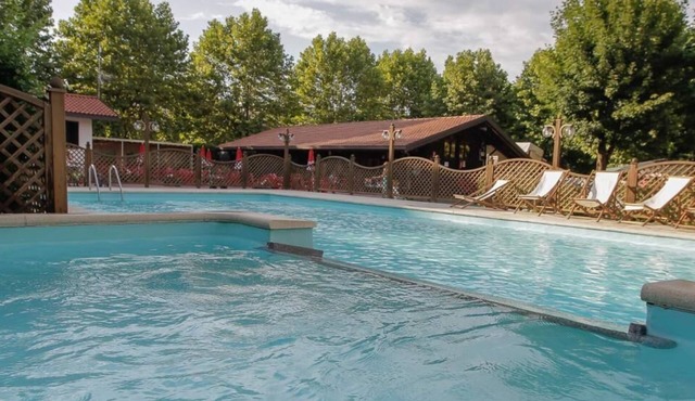 Camping Smeraldo Dormeletto Mobilehome Luxury with lake view for 4 people