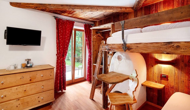 Room 'Quadrupla' with Mountain View, Shared Terrace and Wi-Fi