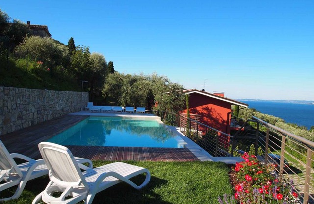 Holiday apartment with terrace or balcony