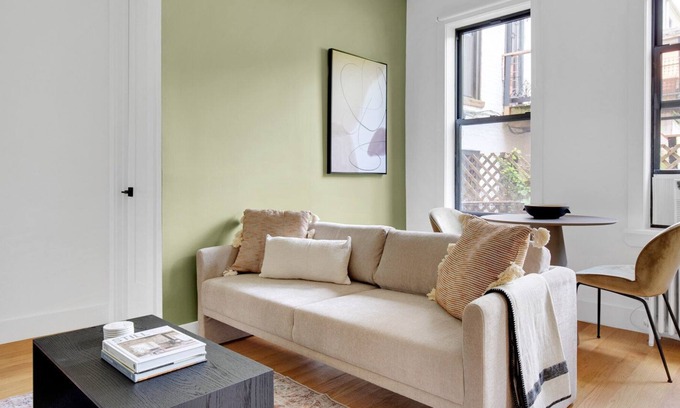 South Slope Apartment | Airy Park Slope 2BR w/ Elevator & W/D, nr 6 train, by Blueground