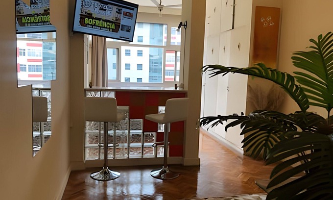 Leme House | Apartamento em Copacabana Vista Lateral Lo Mar