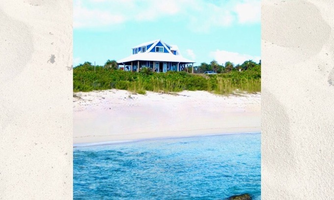 Deadmans Cay House | Beachfront family home steps from the perfect secluded ocean beach.