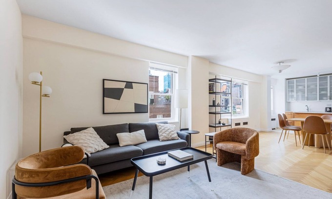 Midtown Apartment | Blueground | Murray Hill, fitness center, nr MetLife