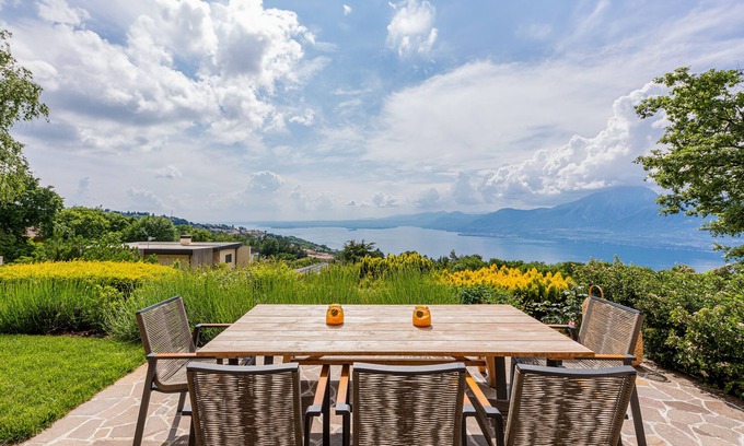 San Zeno di Montagna House | Fantastischer Blick Über den See