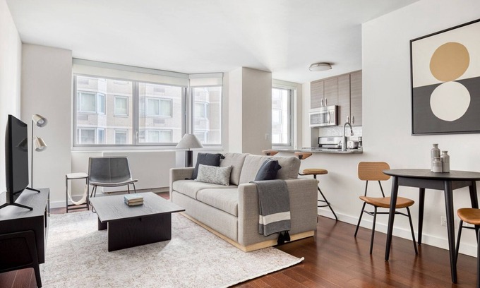 Kips Bay Apartment | Luxe Kips Bay 1BR w/Elevator & Doorman, walk to Herald Sq, by Blueground