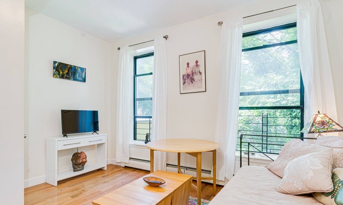 Harlem Apartment | Spacious One Bedroom in NYC Brownstone
